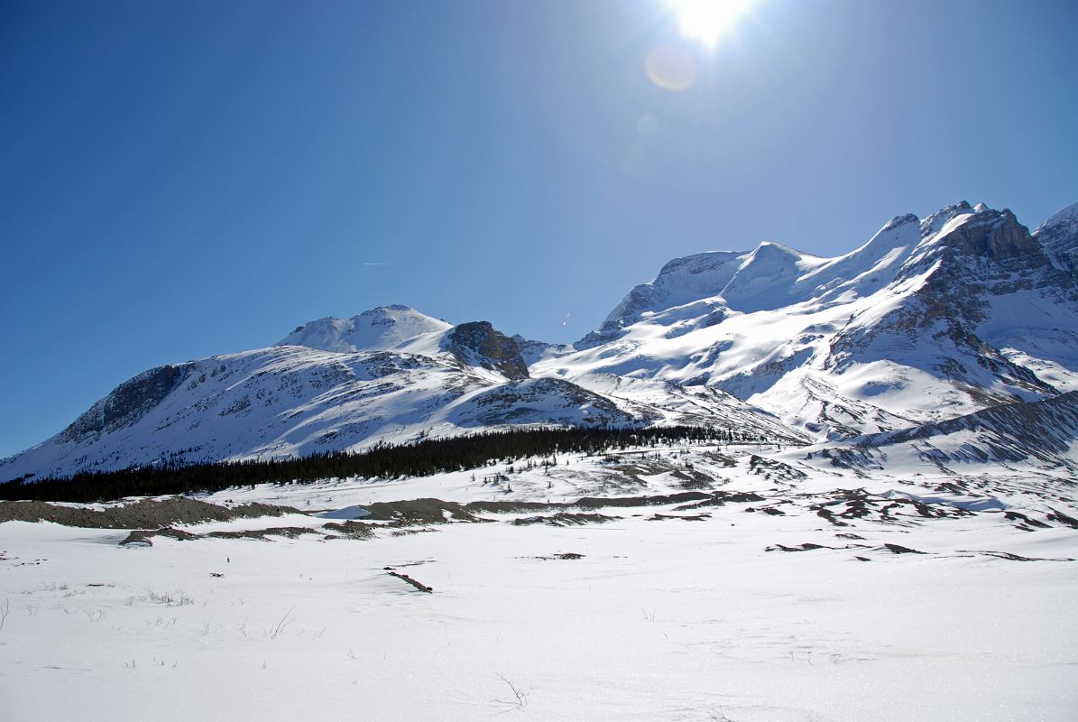 13 Boundary Peak, Hilda Peak, Mount Athabasca From Columbia Icefield